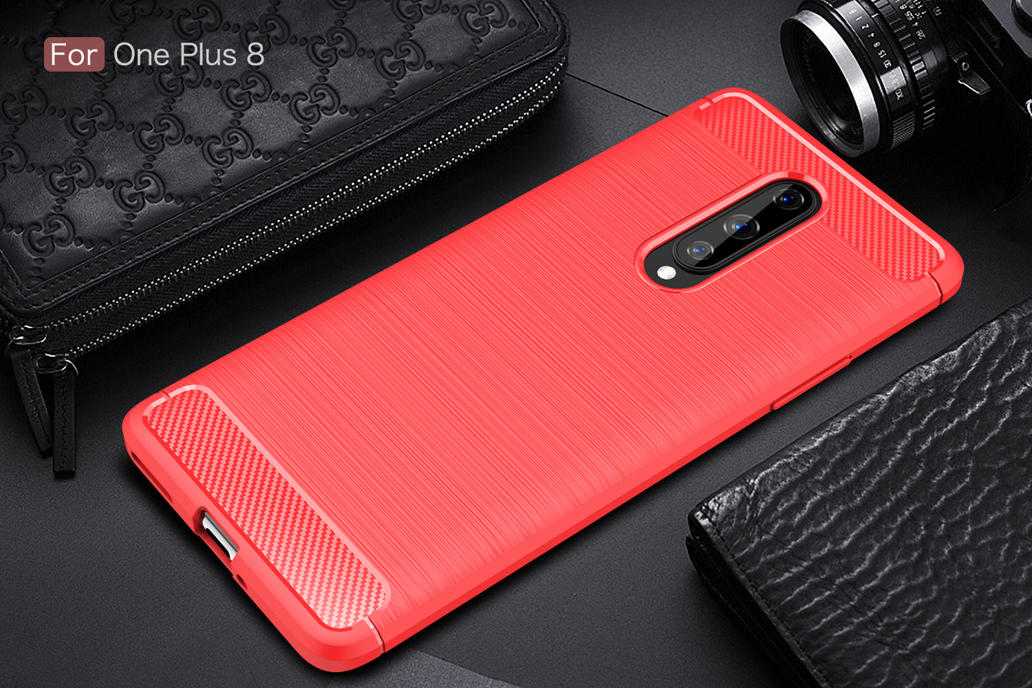 Oneplus 8 Carbon Fibre Case [Navy]