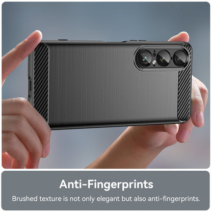 Sony Xperia 1 Vii Carbon Fibre Case [Black]