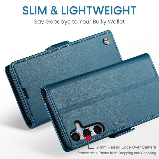 Galaxy S25 Pu Wallet Case [Navy]