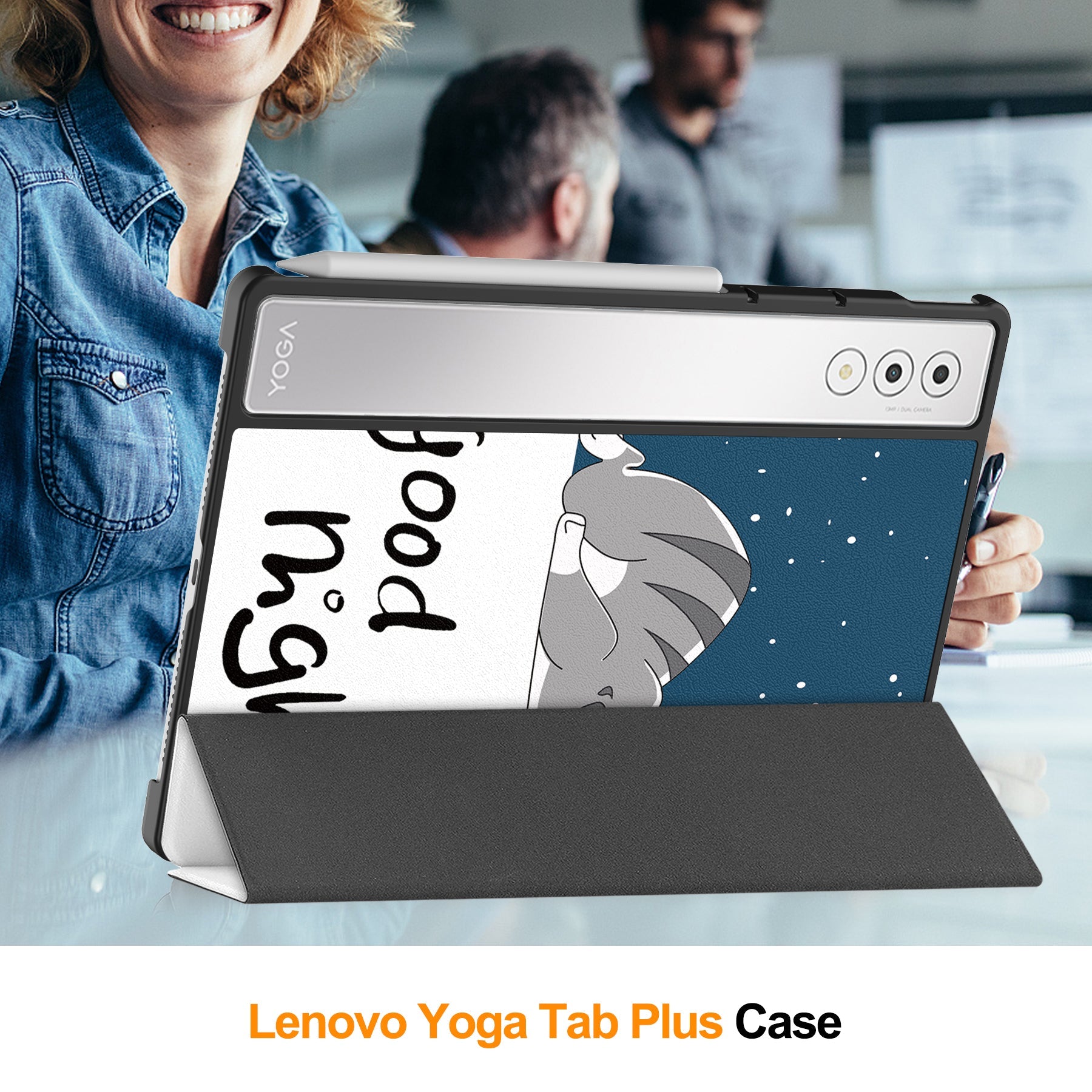 Lenovo Yoga Tab Plus 12.7 Tb520 Designer Tri-fold Case [Lazycat]