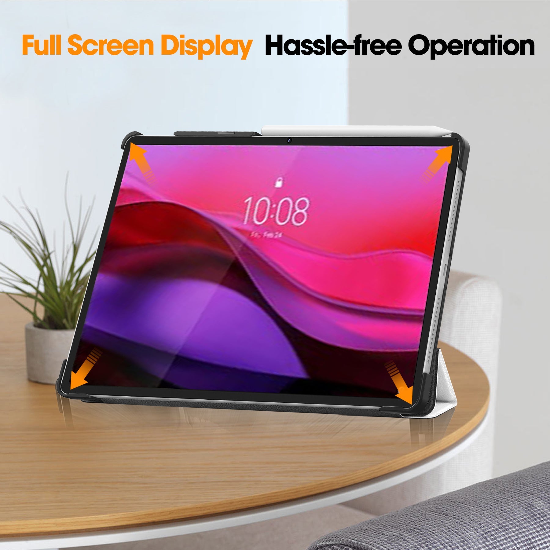 Lenovo Yoga Tab Plus 12.7 Tb520 Designer Tri-fold Case [Lazycat]