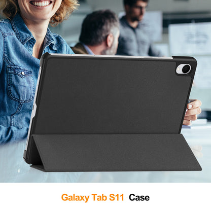 Galaxy Tab S11 Tri-fold Pu Case [Black]