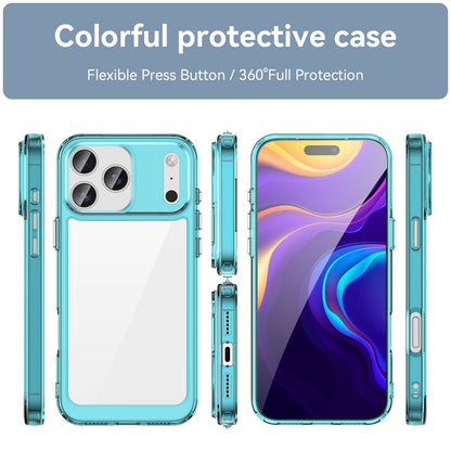 Iphone 17 Pro Max Soft Gel Case [Clear Blue]