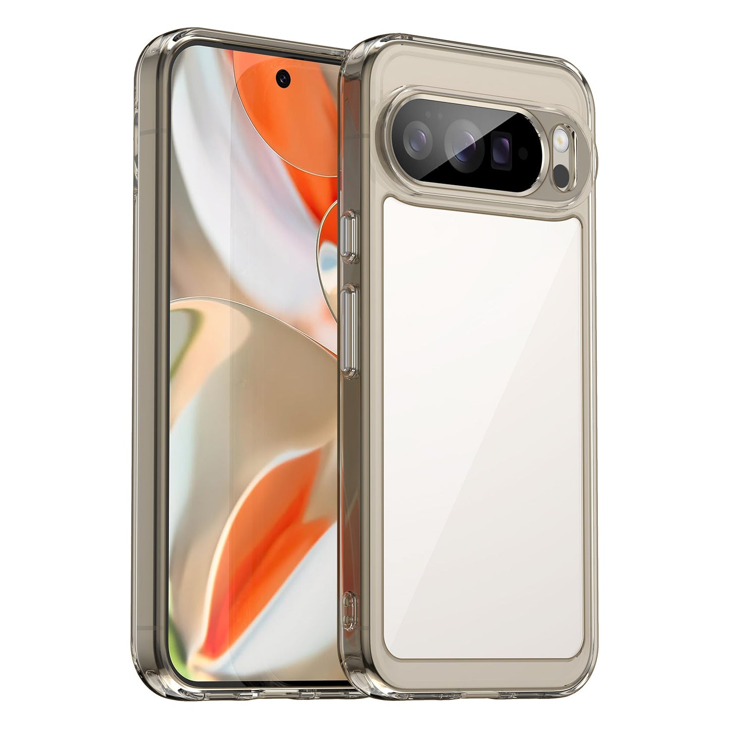 Google Pixel 10 Pro Xl Soft Gel Case [Clear Grey]