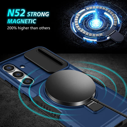 Galaxy S25 Magsafe Sliding Cover Case [Navy]