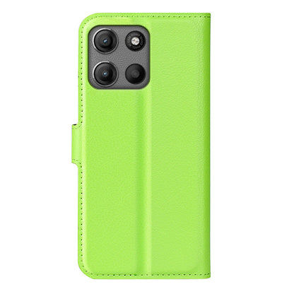 Moto G15 Pu Wallet Case [Green]