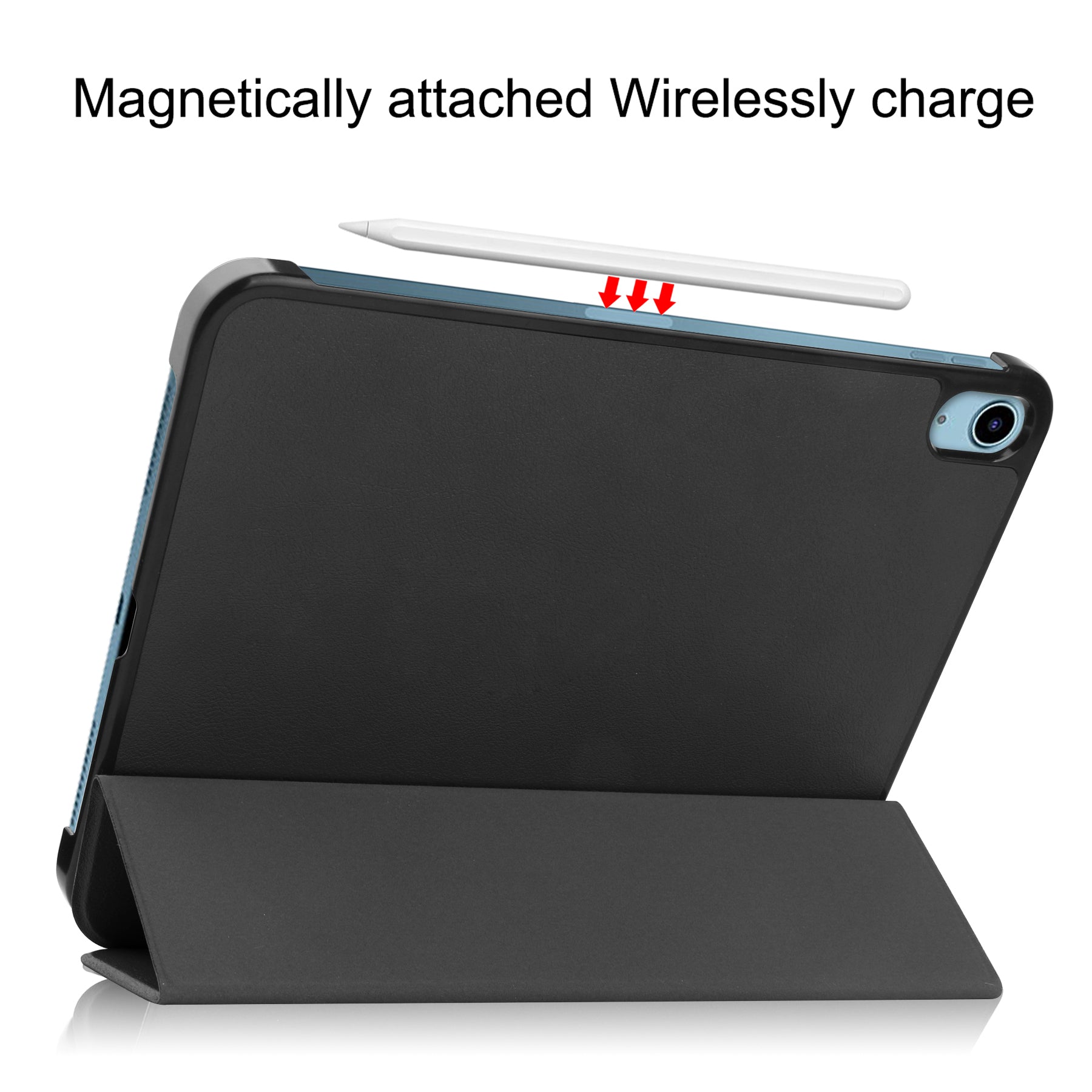 Ipad 11 (A16, 2025) Tri-fold Pu Case [Black]