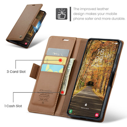 Galaxy S25 Edge Pu Wallet Case [Brown]