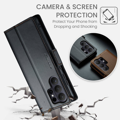 Galaxy S26 Ultra Pu Wallet Case [Black]