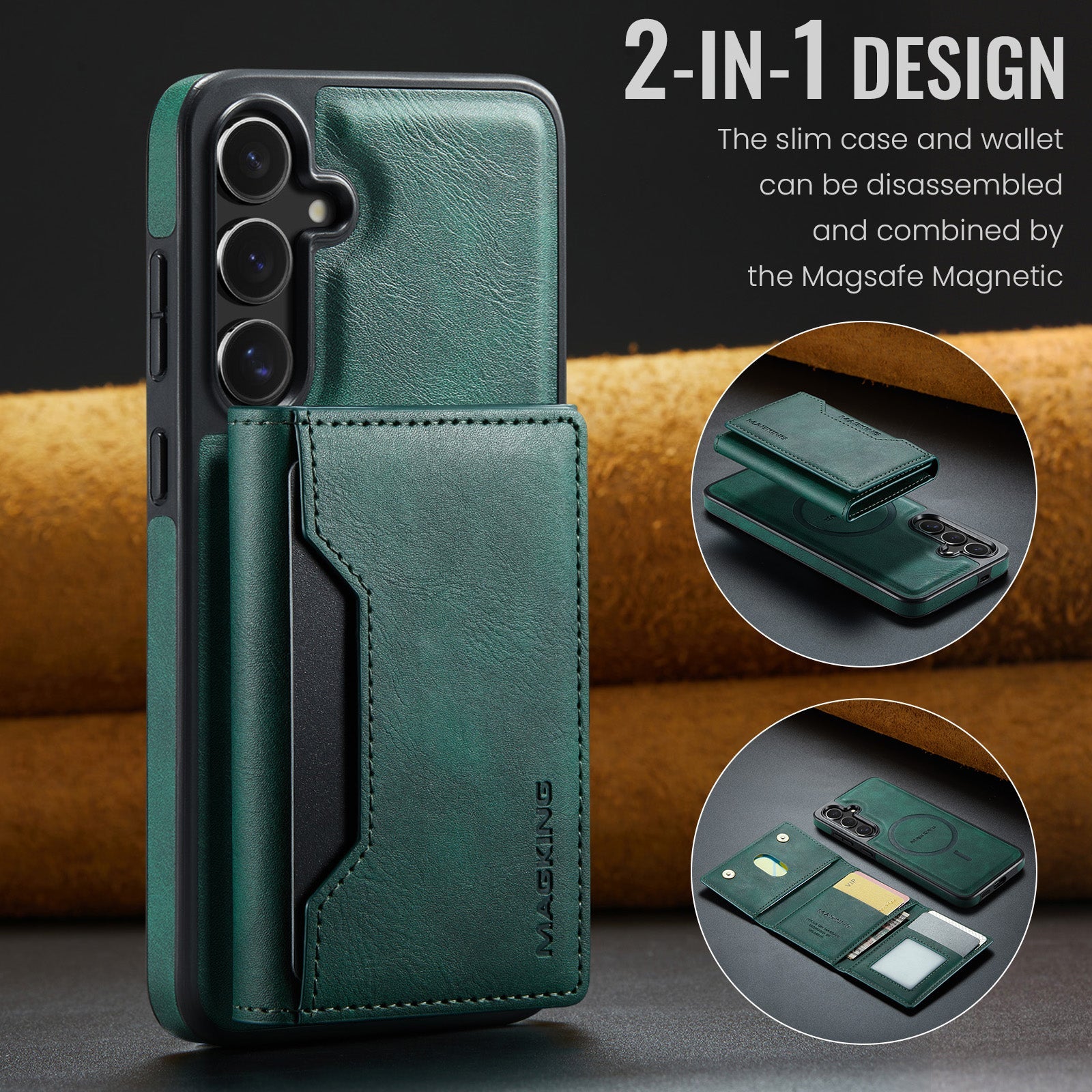 Galaxy S25 Plus Magsafe Wallet [Green]