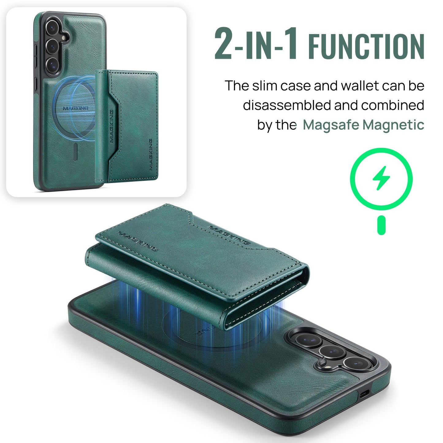 Galaxy S25 Plus Magsafe Wallet [Green]