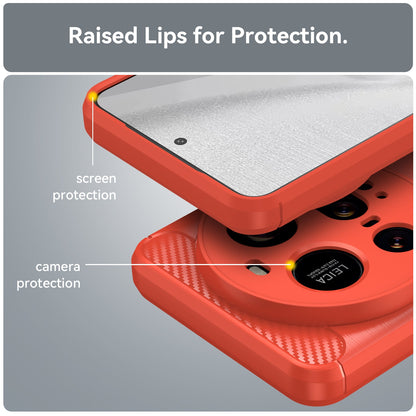 Xiaomi 15 Ultra Carbon Fibre Case [Red]