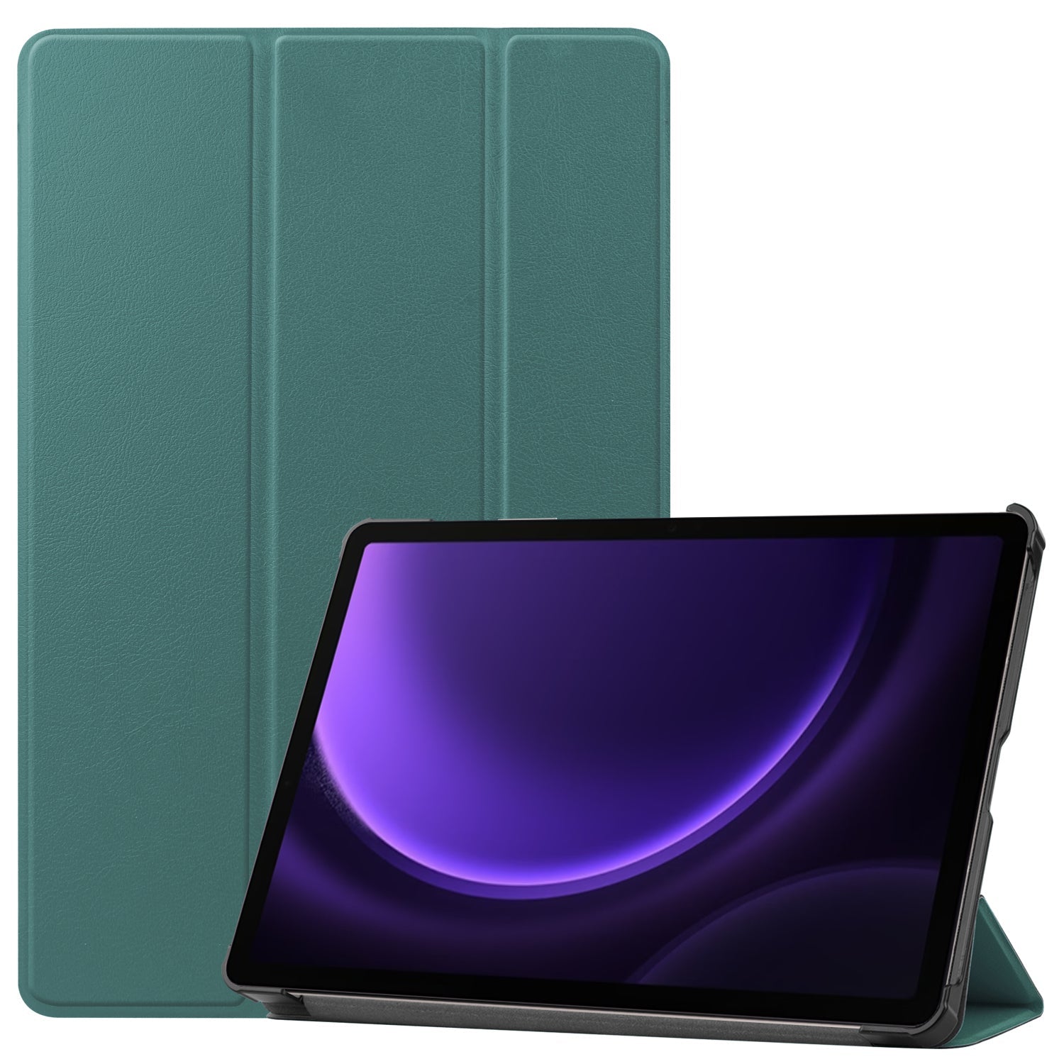 Galaxy Tab S9fe X510 Tri-fold Pu Case [Teal]