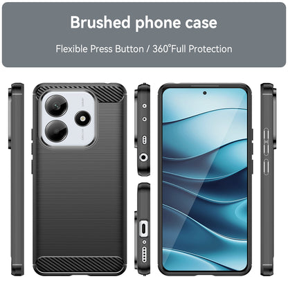 Xiaomi Redmi Note 14 5G Carbon Fibre Case [Black]