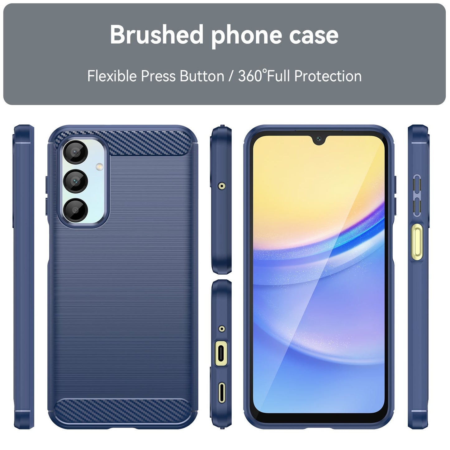 Galaxy A16 5G Carbon Fibre Case [Navy]