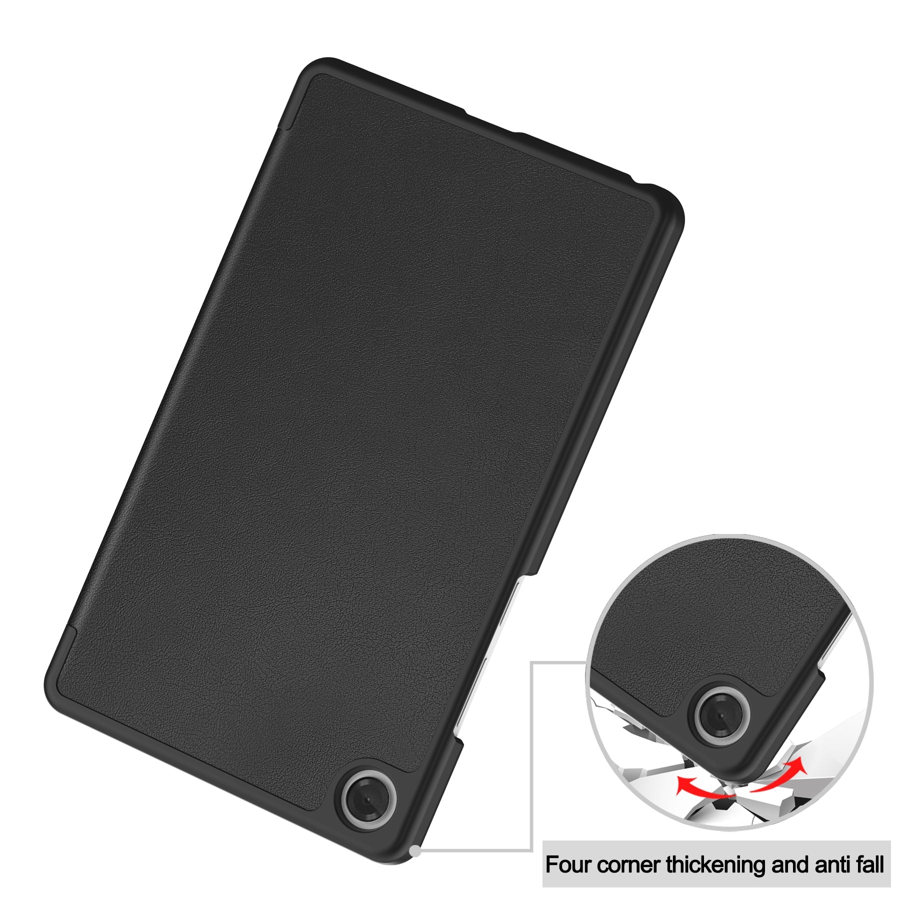 Lenovo Tab One 8.7" Tri-fold Pu Case [Black]