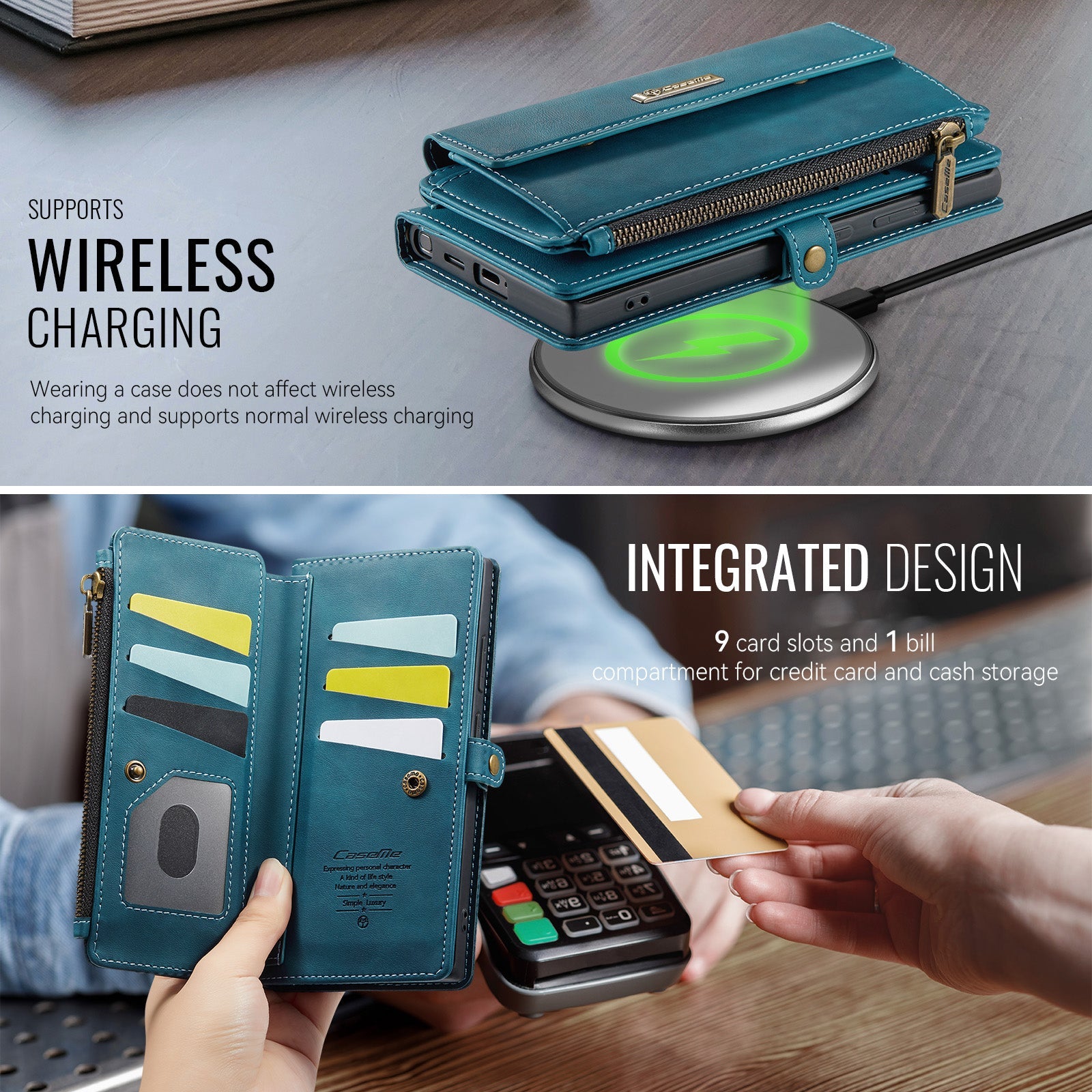Samsung Galaxy S26 Ultra Crossbody Wallet [Teal]