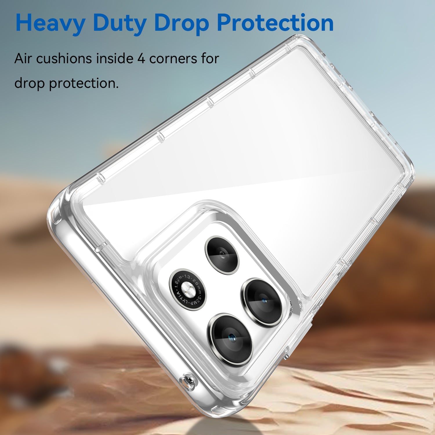 Moto G56 Soft Gel Case [Clear]