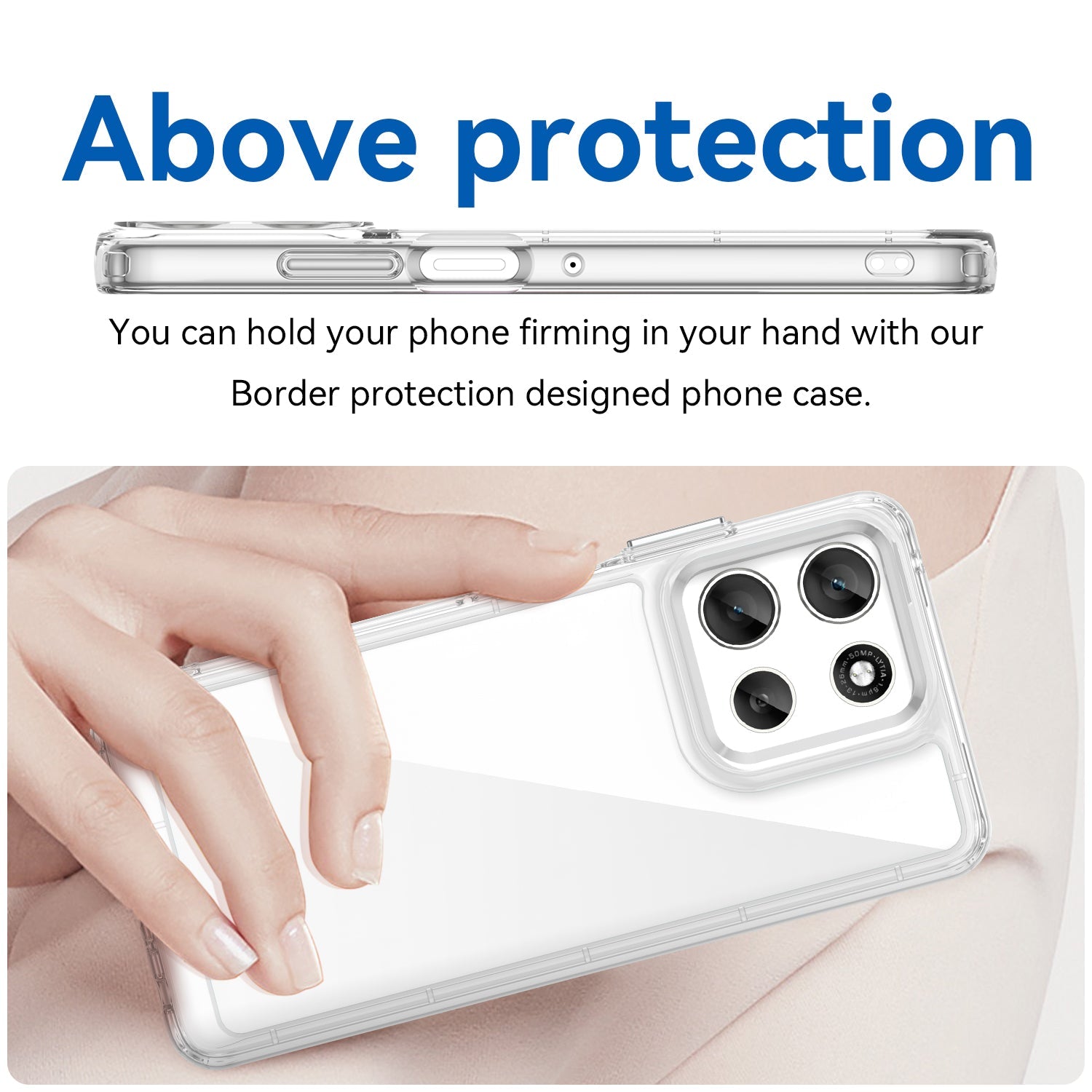 Moto G56 Soft Gel Case [Clear]