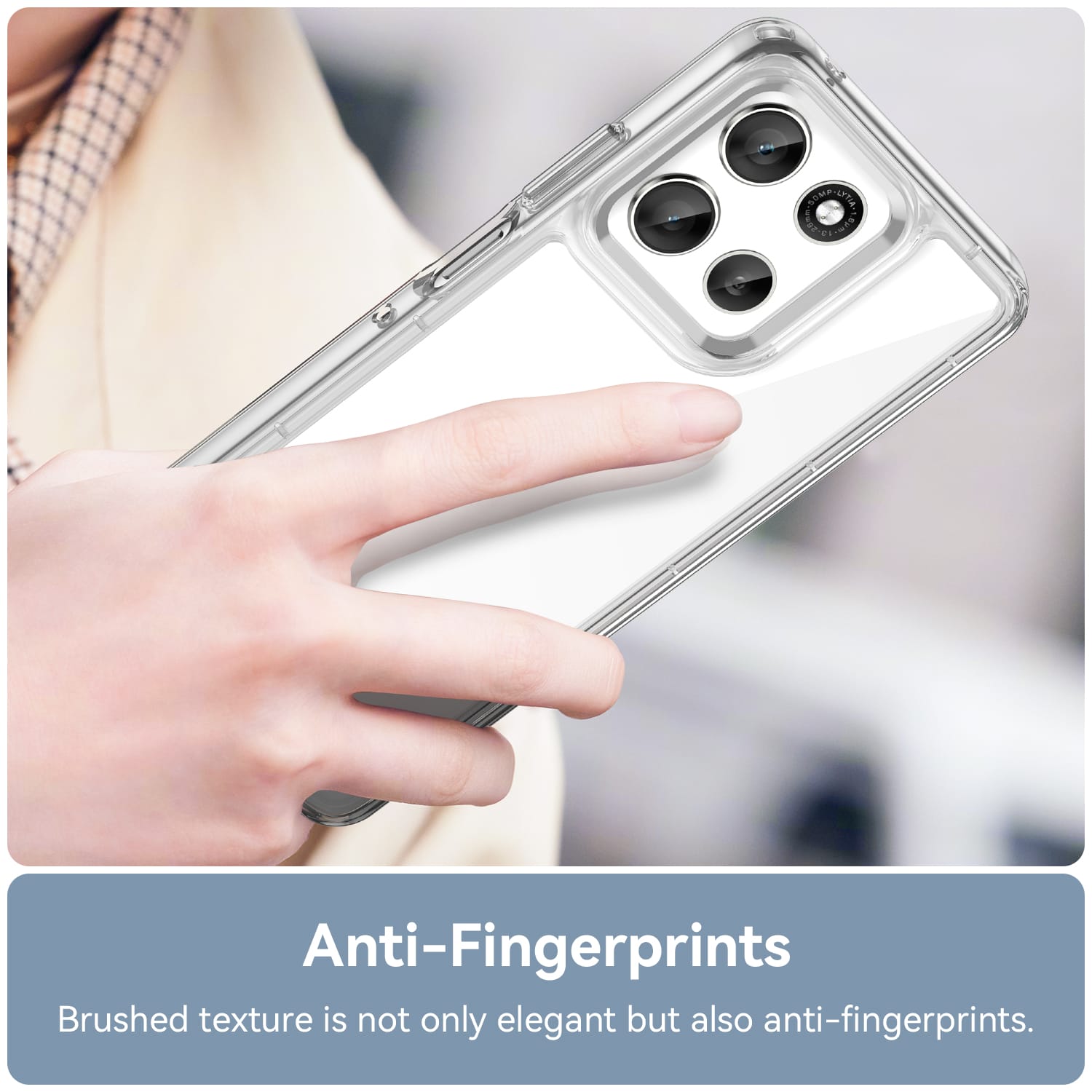 Moto G56 Soft Gel Case [Clear]
