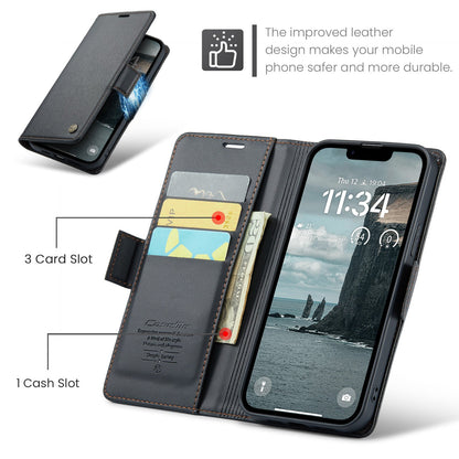 Apple iPhone 16E Pu Wallet Case [Black]