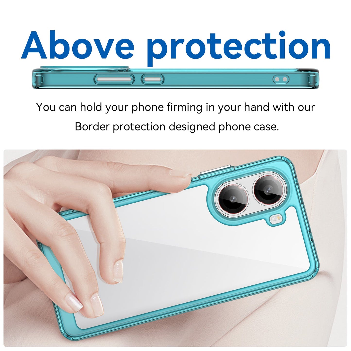Xiaomi Poco X7 Pro Soft Gel Case [Clear Blue]