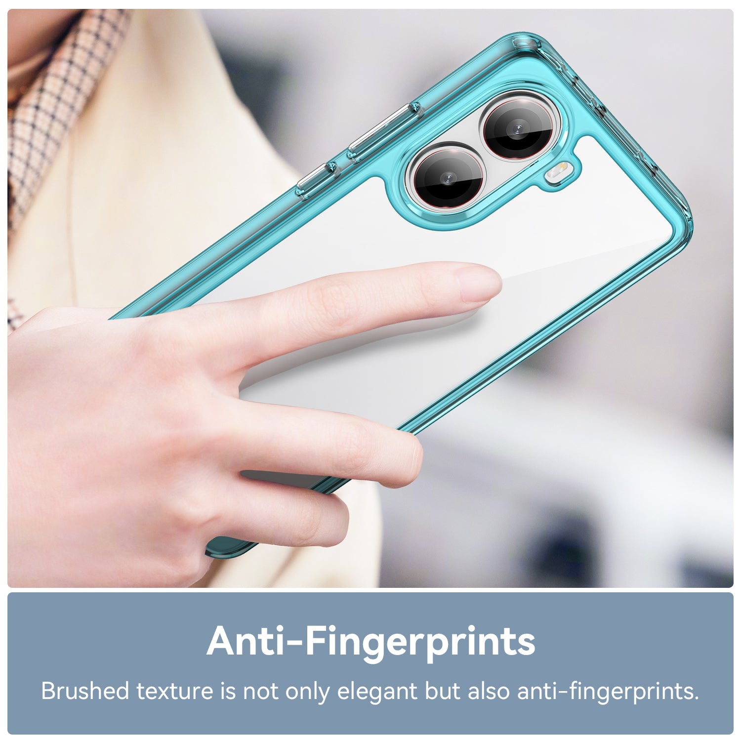 Xiaomi Poco X7 Pro Soft Gel Case [Clear Blue]