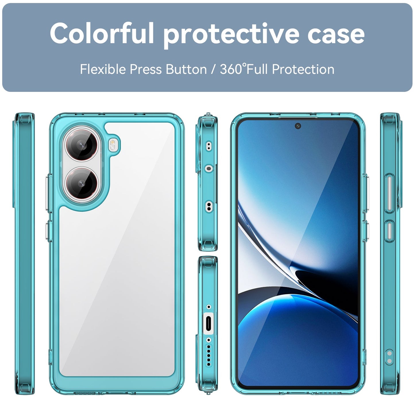Xiaomi Poco X7 Pro Soft Gel Case [Clear Blue]