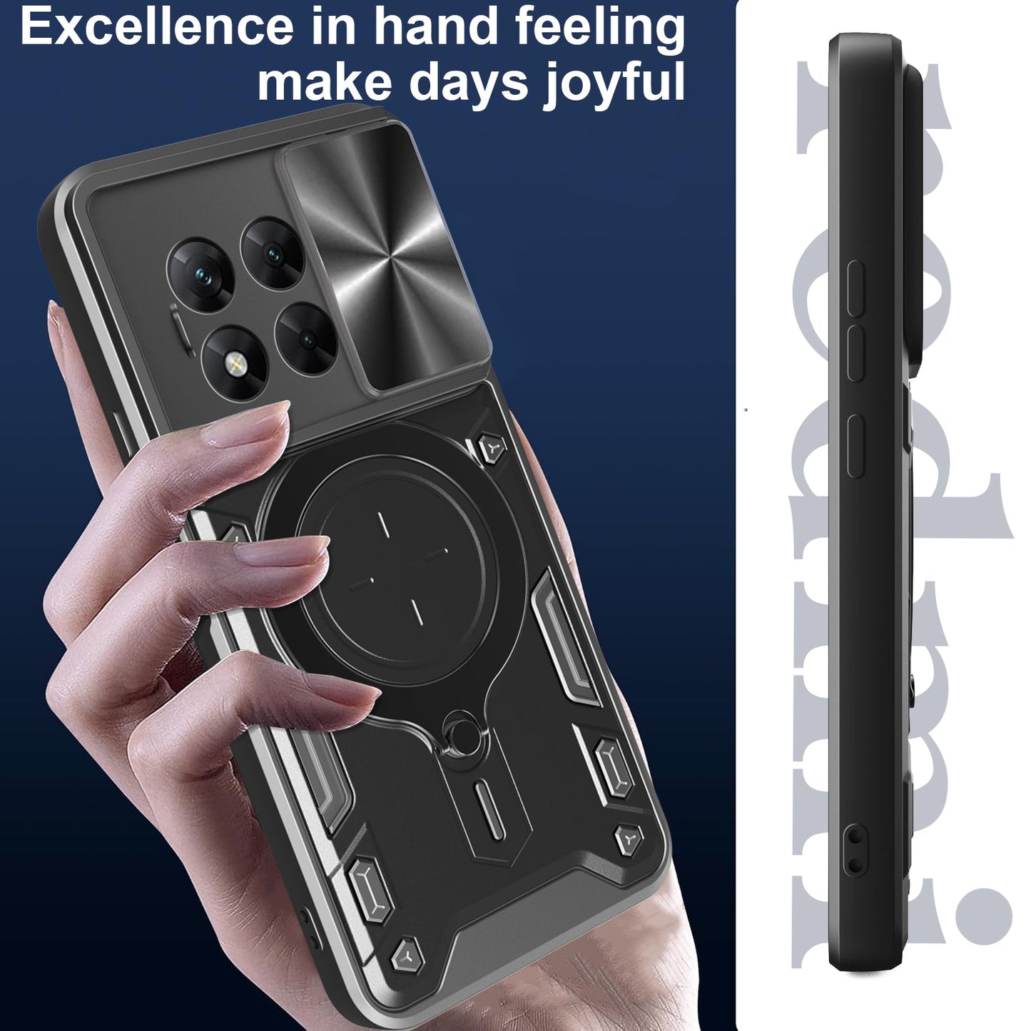 Oneplus 13R 5G Heavy Duty Case [Rose Gold]