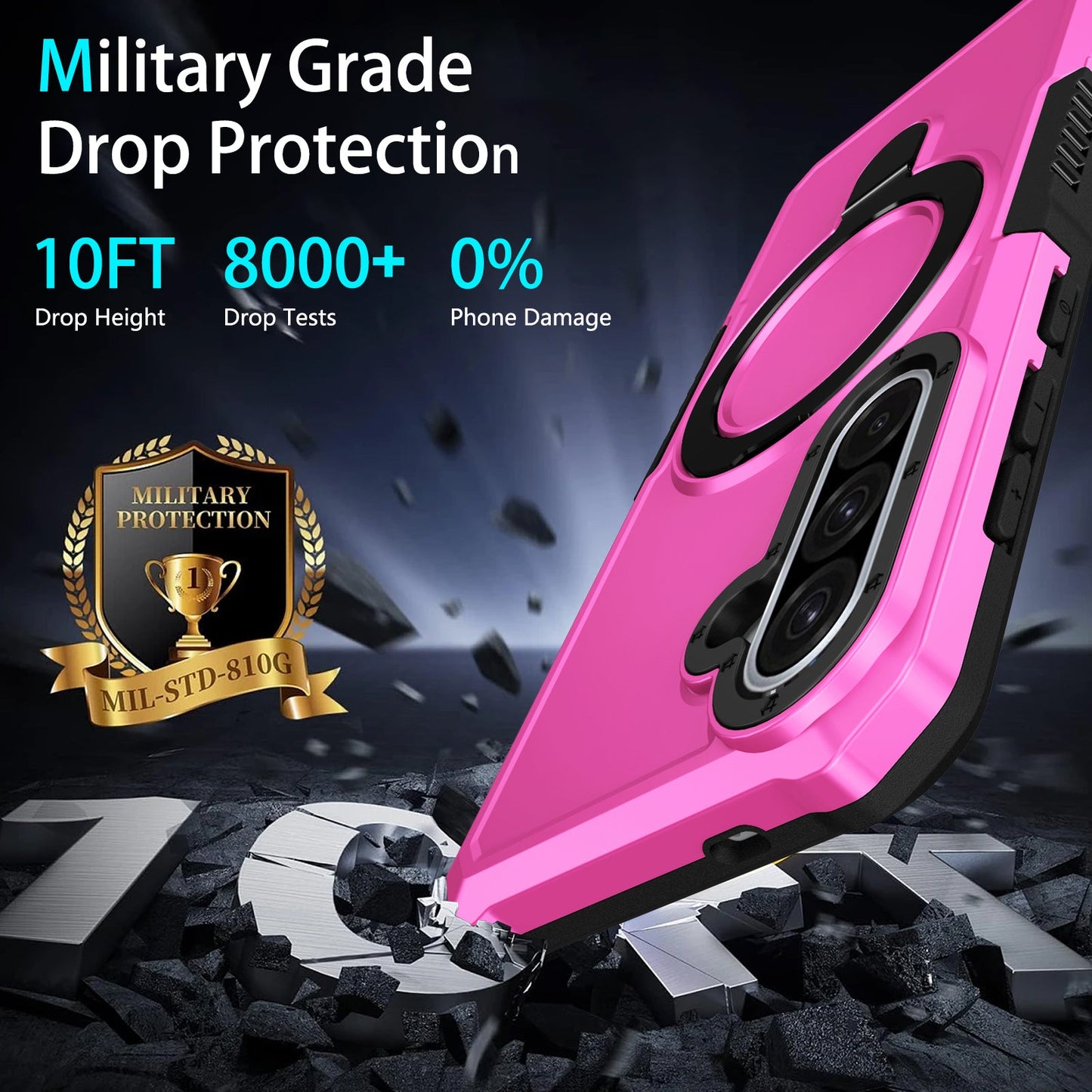 Samsung Galaxy A56 5G Heavy Duty Case [Pink]