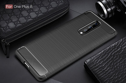 Oneplus 8 Carbon Fibre Case [Black]