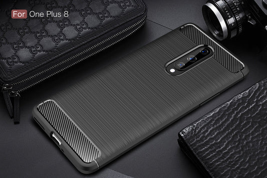 Oneplus 8 Carbon Fibre Case [Black]