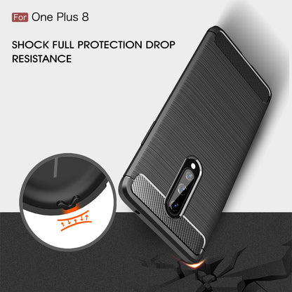 Oneplus 8 Carbon Fibre Case [Black]