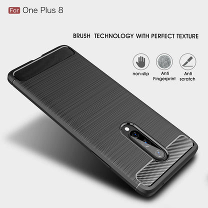 Oneplus 8 Carbon Fibre Case [Black]