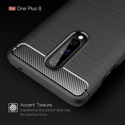 Oneplus 8 Carbon Fibre Case [Black]
