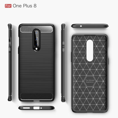 Oneplus 8 Carbon Fibre Case [Black]