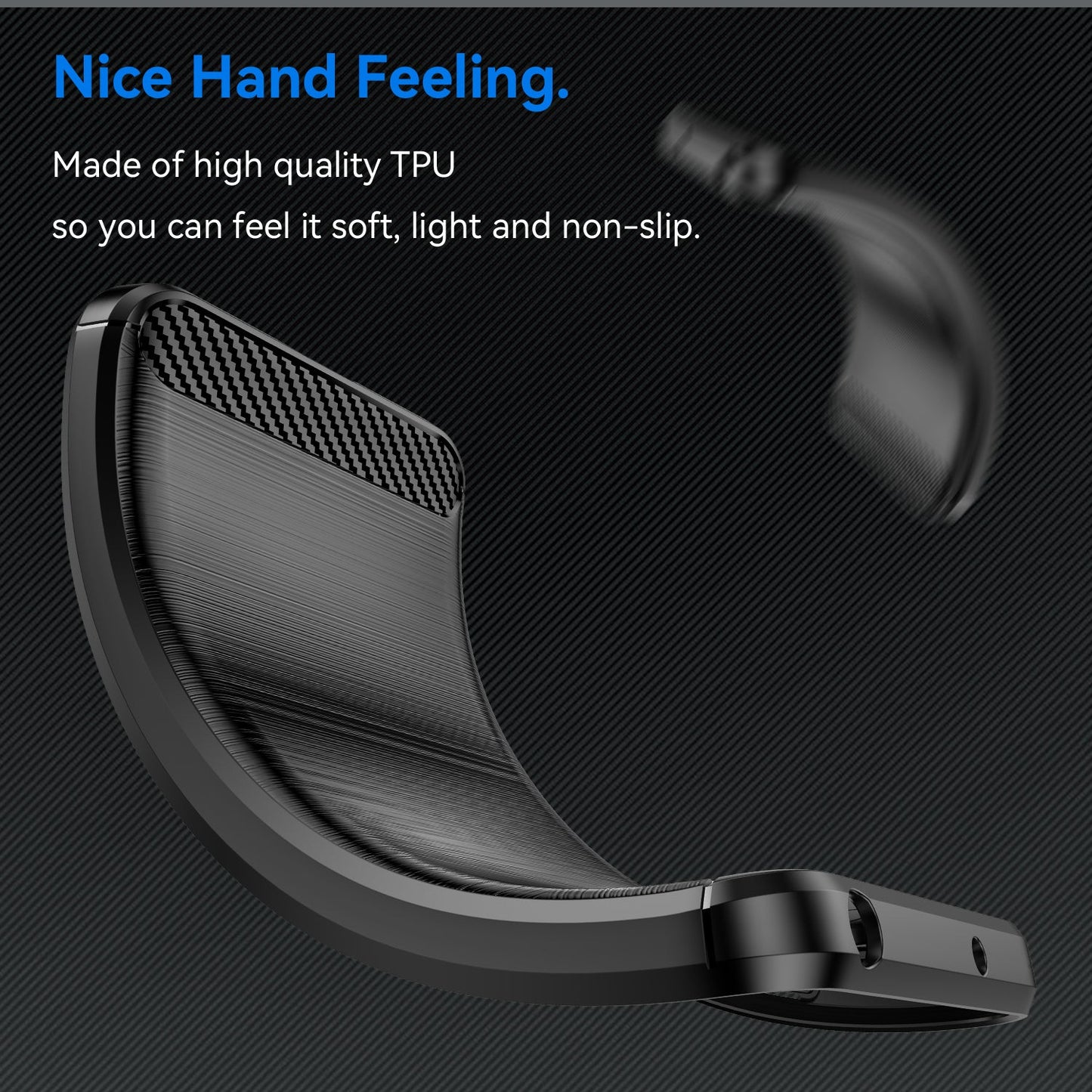 Xiaomi Redmi Note 13 Pro+ 5G Carbon Fibre Case [Black]