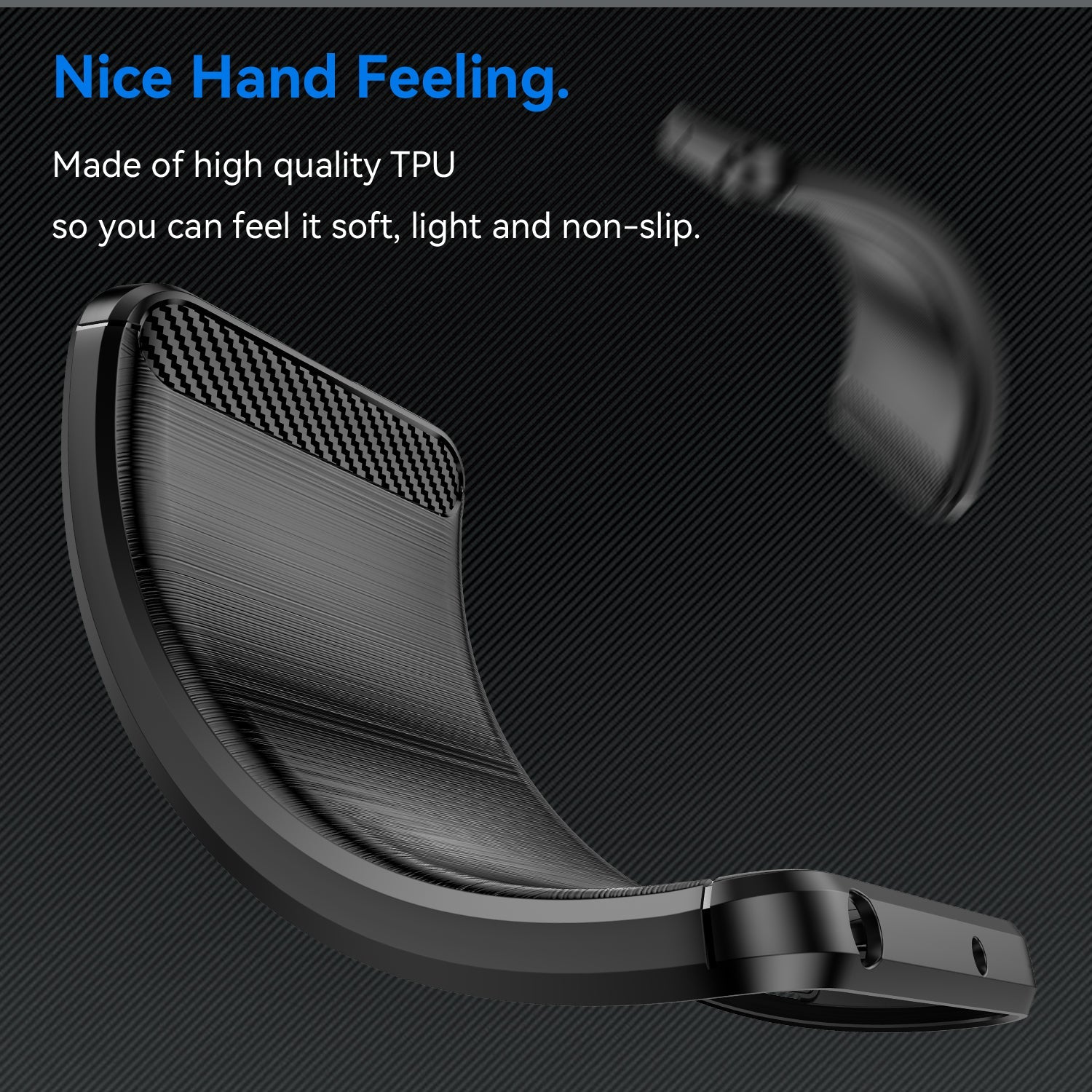Xiaomi Redmi Note 13 Pro+ 5G Carbon Fibre Case [Black]