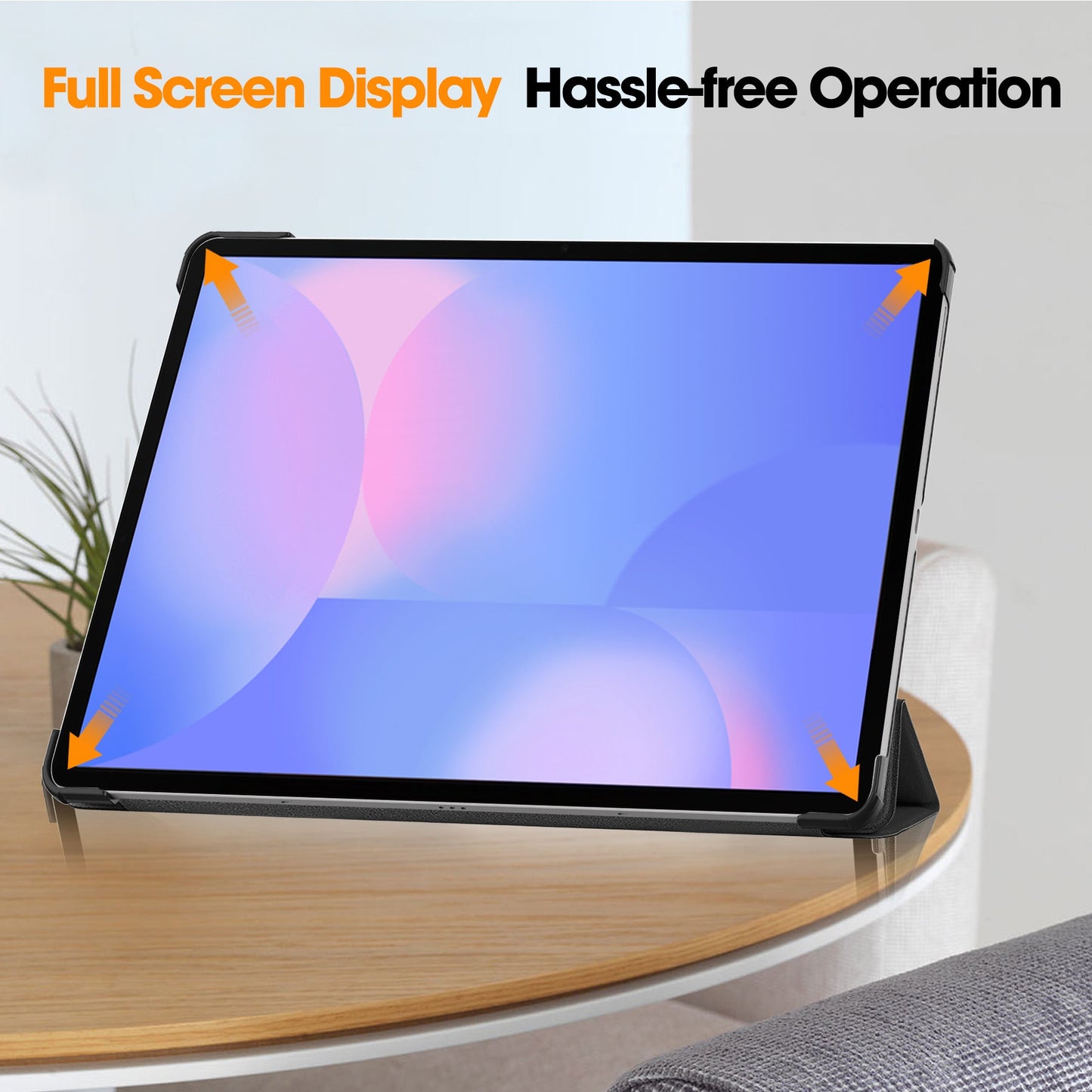 Tab S10Fe Plus Tri-Fold Pu Case [Black]