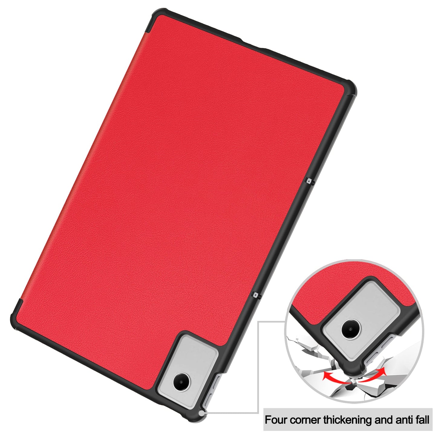 Lenovo Tab Plus 12.1 2025 Tri-fold Pu Case [Red]