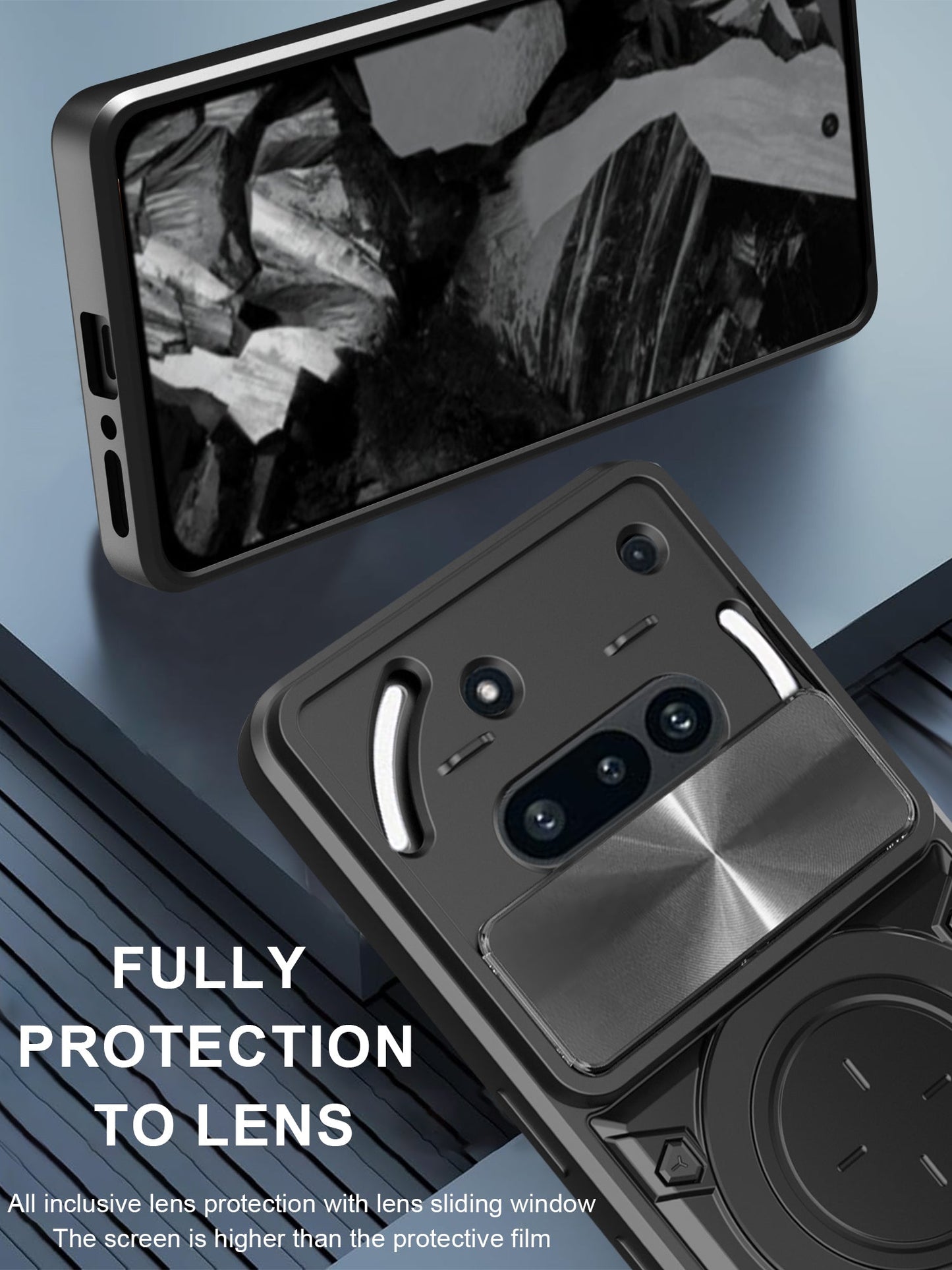 Nothing Phone (3A) Heavy Duty Case [Black]