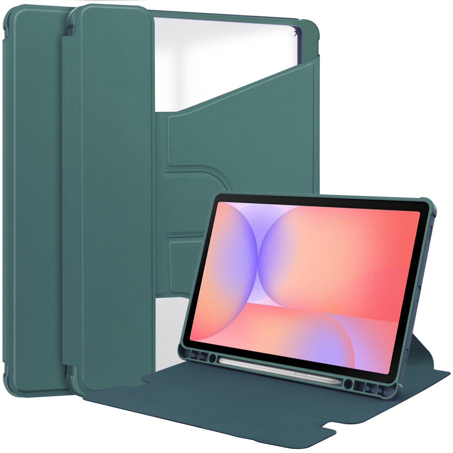 Galaxy Tab S10 Lite / S10 Fe/ S9 / S9 Fe Rotating Acrylic Case [Teal]