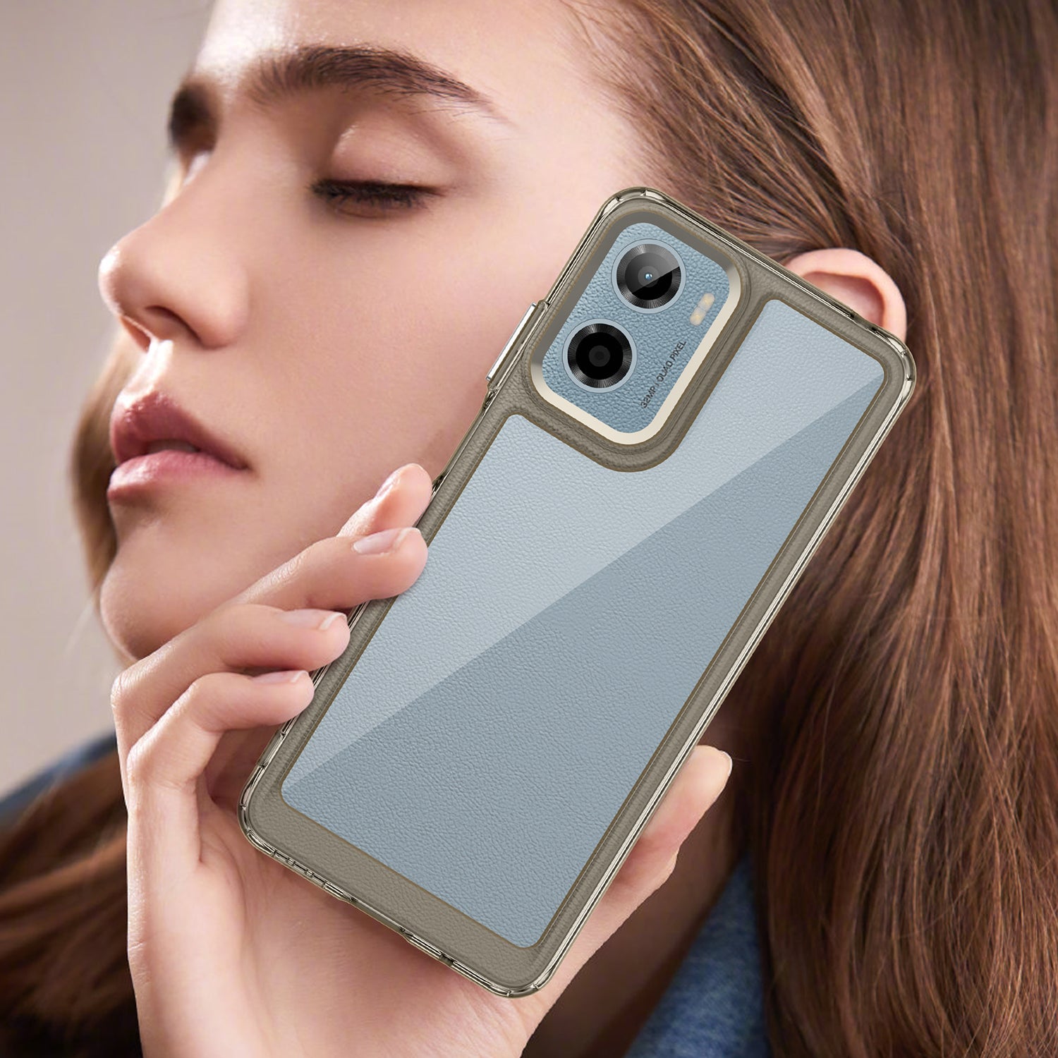 Moto G05 Soft Gel Case [Clear Grey]