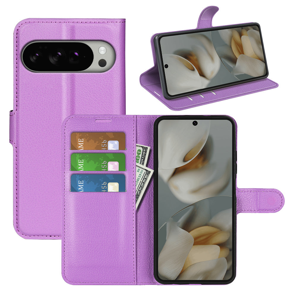 Google Pixel 10 Pro Xl Pu Wallet Case [Purple]