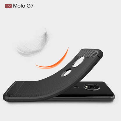 Moto G7/G7Plus Carbon Fibre Case Navy