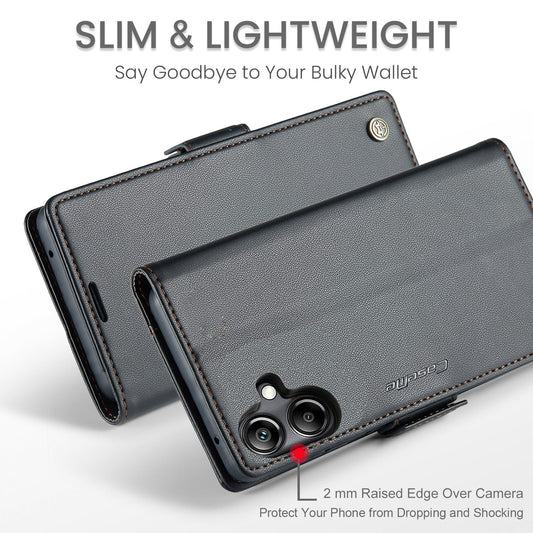 Samsung Galaxy A07 Pu Wallet Case [Black]
