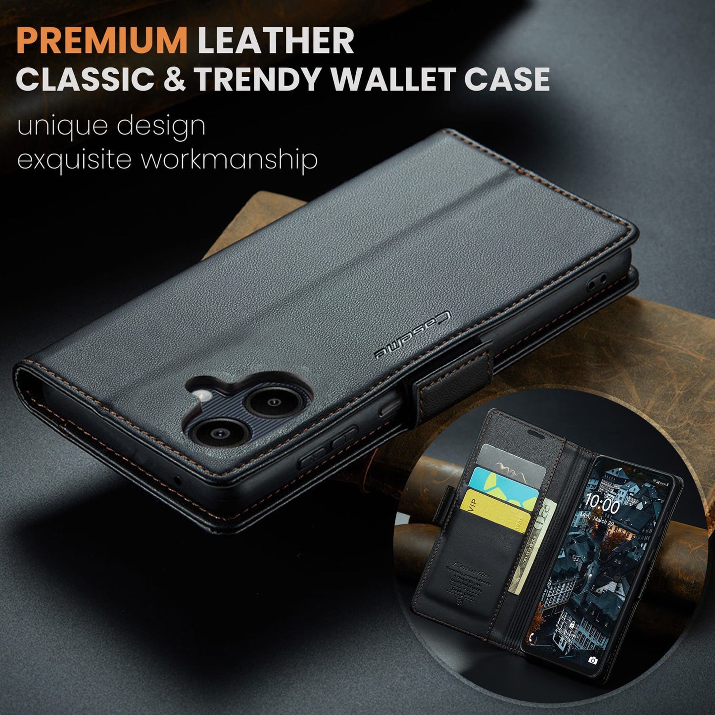 Samsung Galaxy A07 Pu Wallet Case [Black]