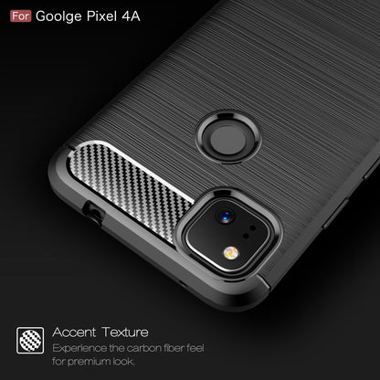 Google Pixel 4a 4g Carbon Fibre Case [Red]