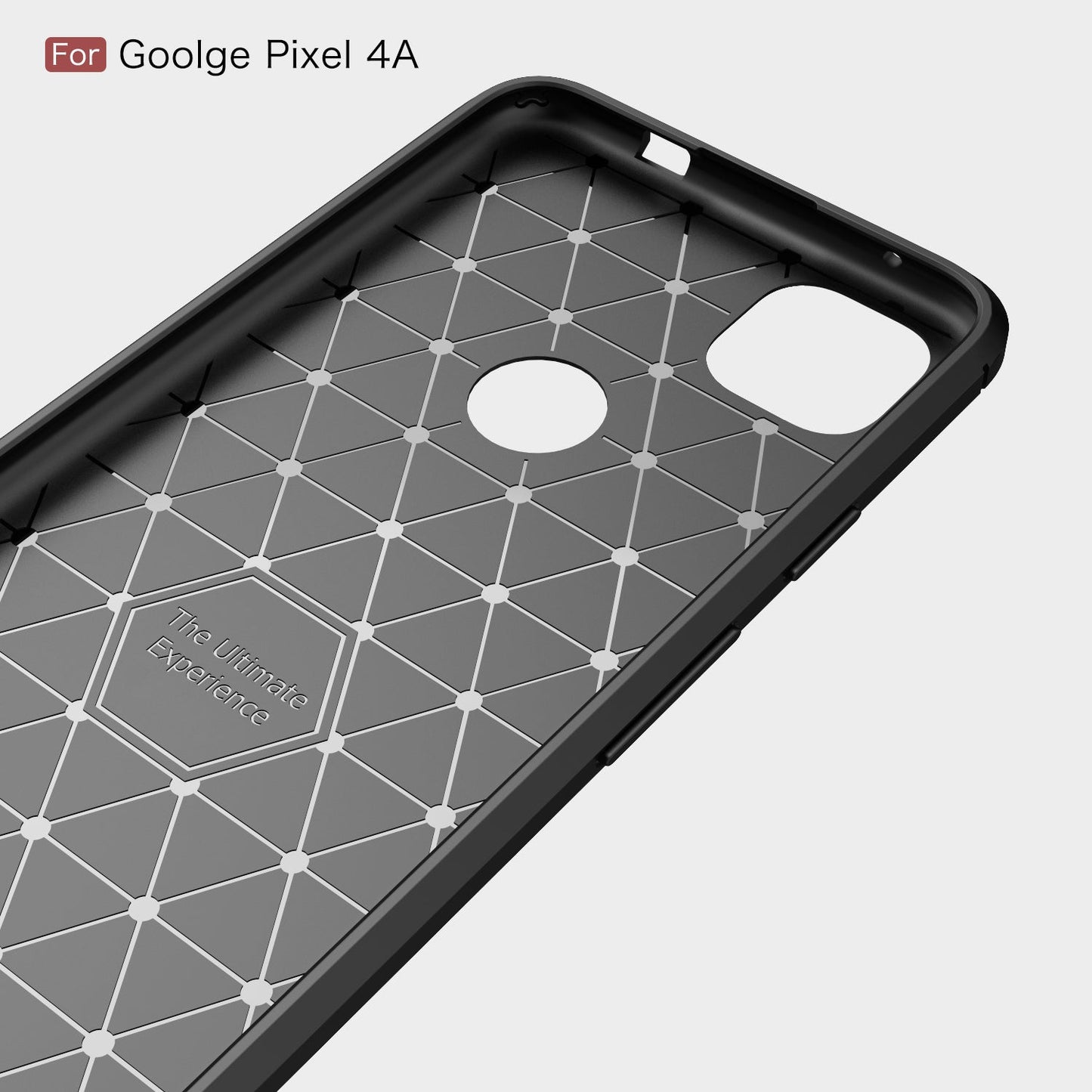 Google Pixel 4a 4g Carbon Fibre Case [Red]