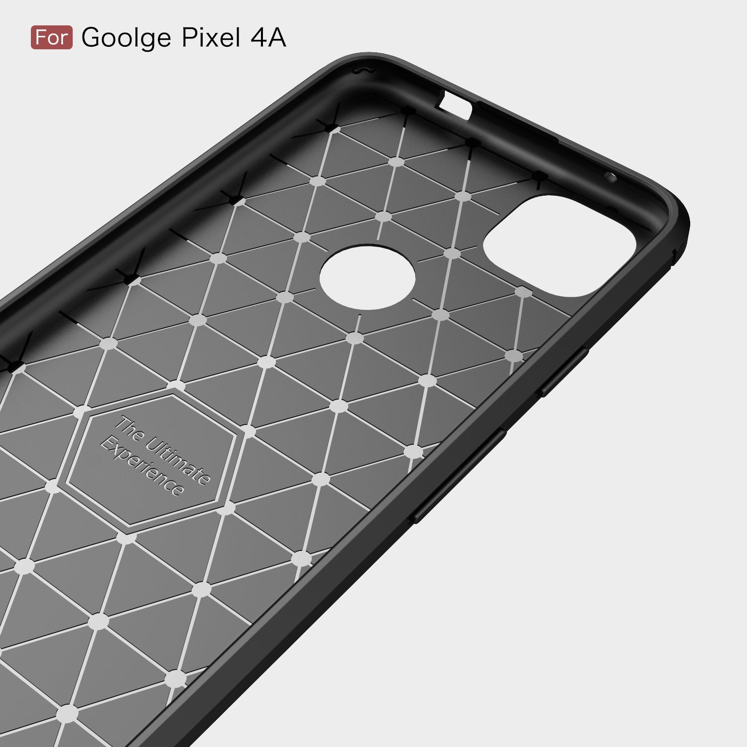 Google Pixel 4a 4g Carbon Fibre Case [Red]